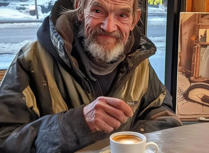 Homeless Man Asked Me to Buy Him Coffee on His Birthday — Hours Later, He Sat Next to Me in First Class