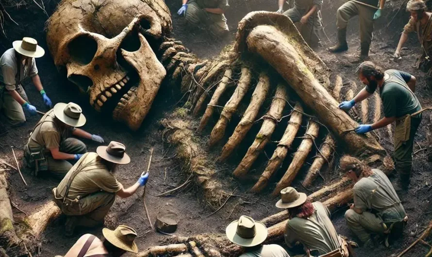 Astonishing Discovery: A Millennia-Old Giant Skeleton Found Next to the Mysterious Mayan Pyramid