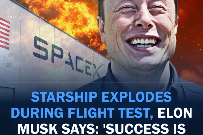 SpaceX’s Starship Test Flight Ends in Destruction, But CEO Elon Musk Finds Humor in the Setback