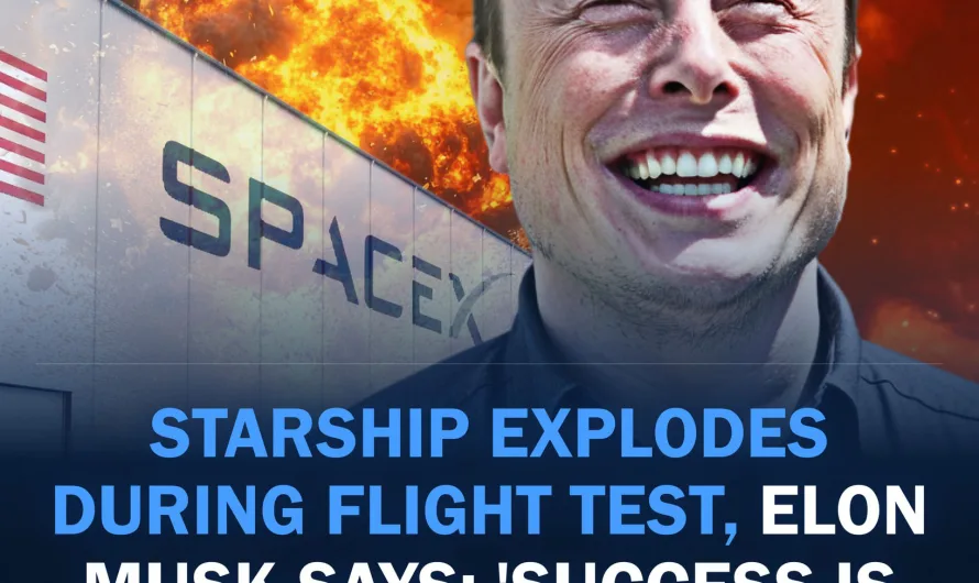 SpaceX’s Starship Test Flight Ends in Destruction, But CEO Elon Musk Finds Humor in the Setback