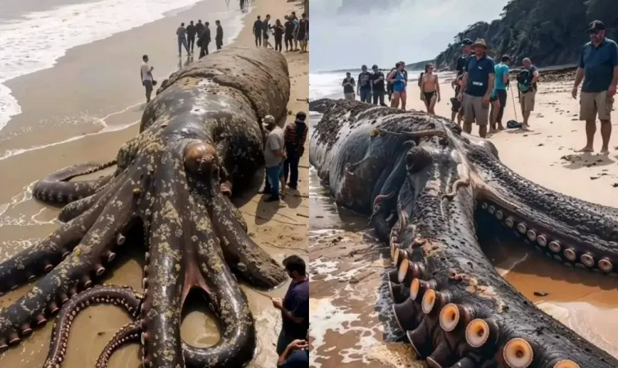 HOT: THE KRAKEN EMERGES IN INDONESIA A giant octopus goes viral on social media. Could it be real?