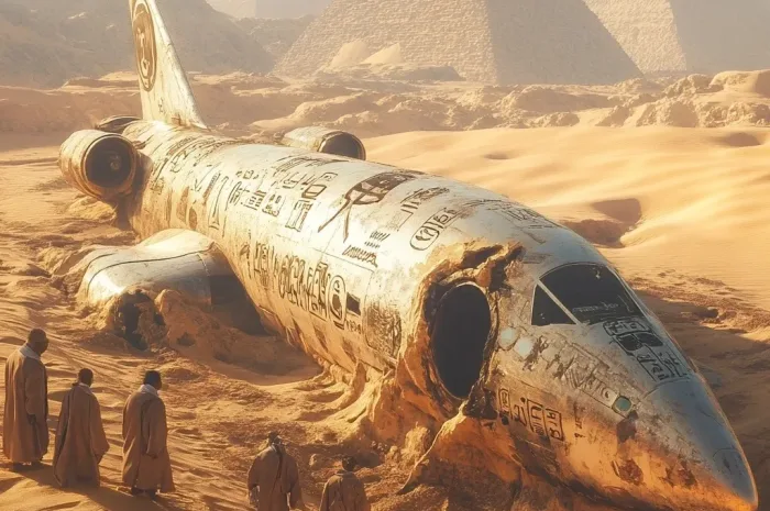 Shocking Find! Archaeologists Discover 5,000-Year-Old Plane Buried in the Egyptian Desert, Redefining History