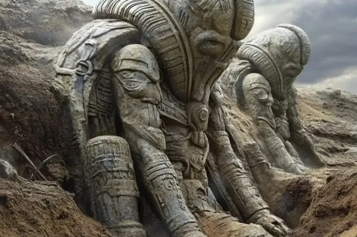 World Impact!: Giant Statues of Extraterrestrial Beings Discovered Buried in the Sands of Egypt – Evidence of an Ancient Otherworldly Civilization?